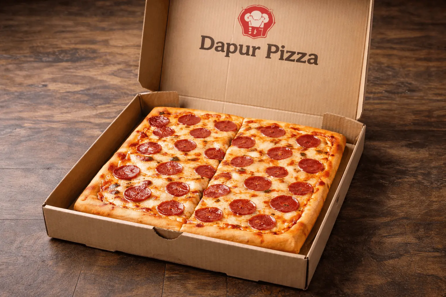 Menu pizza DapurPizza untuk catering acara