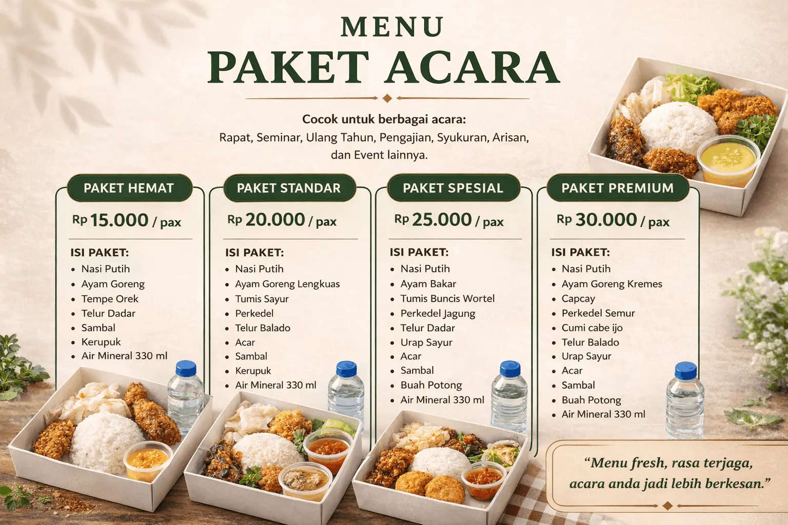 Menu Nasi Box DapurPizza
