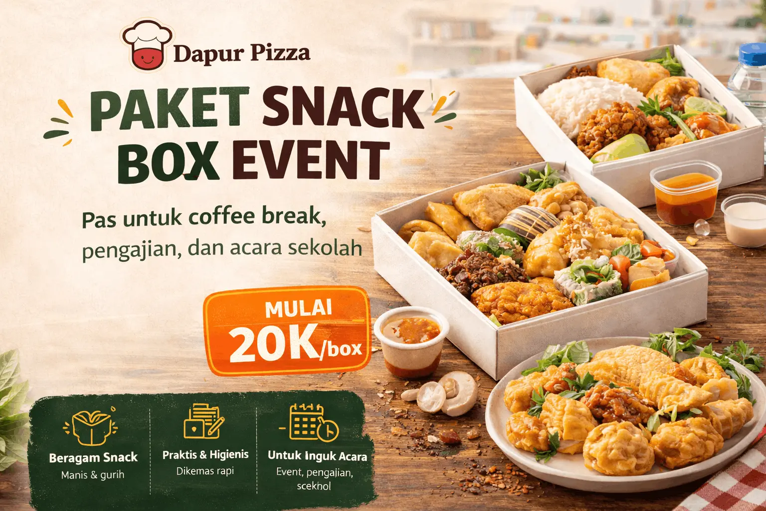 Snack box event DapurPizza